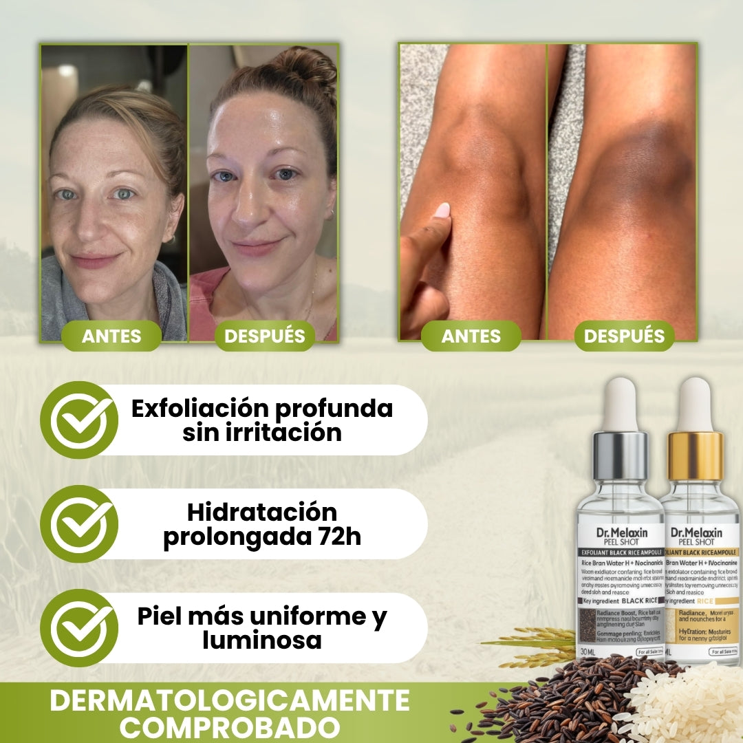 DrMelaxin™ | Sérum de Arroz Blanco & Arroz Negro 30ml